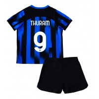 Inter Milan Marcus Thuram #9 Replica Home Minikit 2023-24 Short Sleeve (+ pants)